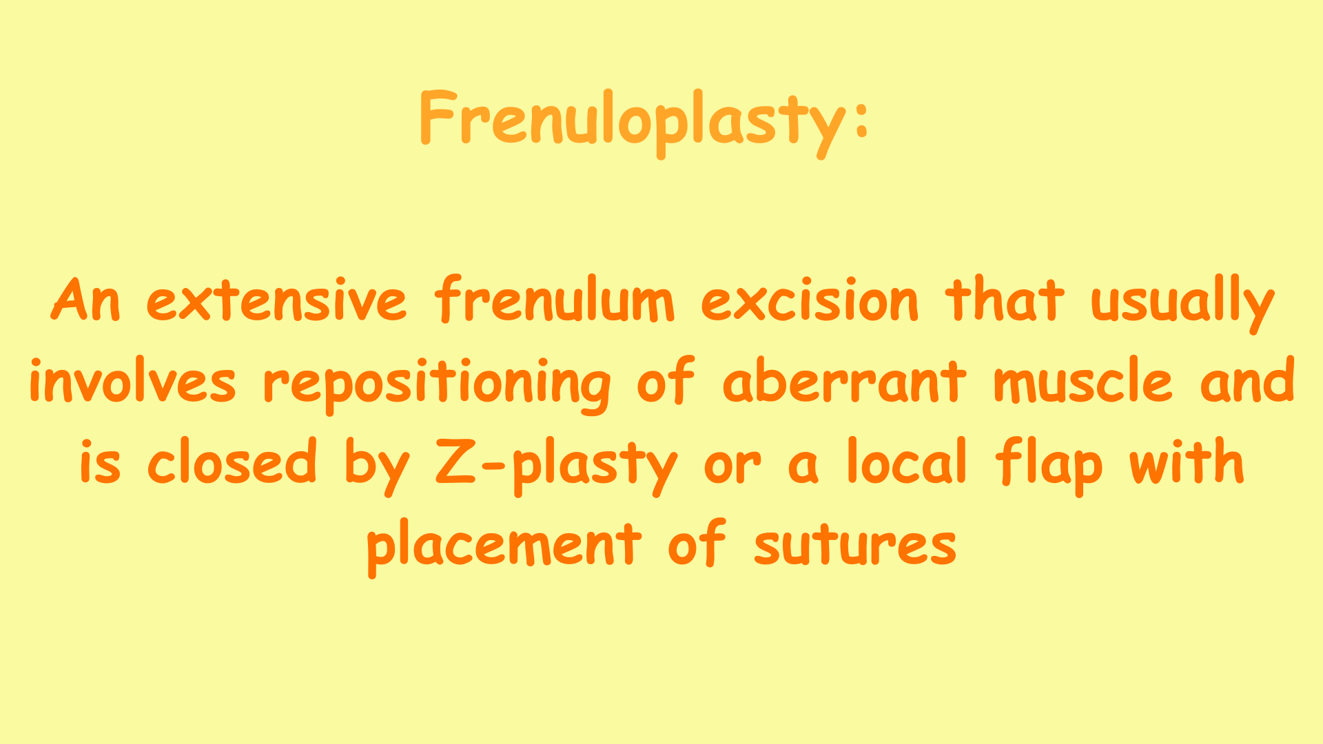 Frenuloplasty Procedure_