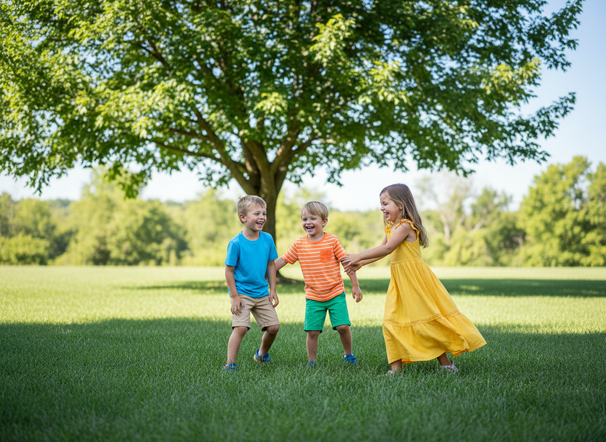 children-playing-outdoors-pediatric-dentist-los-angeles