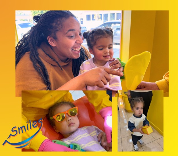 Mother and Child Pediatric Dental Visit with Positive Early Experiences